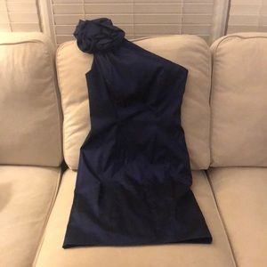 Navy Blue Cocktail Dress.